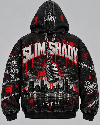 The Shady Hoodie back print